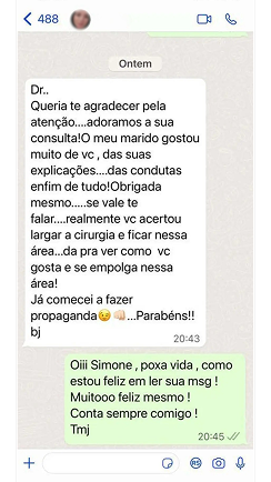 Depoimento de paciente 3